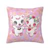 Custom Nordic Sanrio Jewelpet Anime Cushion Cover for Sofa Polyester Cartoon Kawaii Pillow Case Living Room Decoration