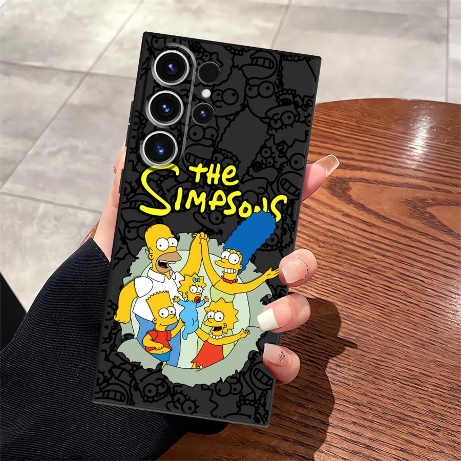 

Cute S-simpsons Case for Samsung Galaxy S20 S21 FE Note 20 Ultra 8 9 10 S26 S10 S9 S23 S25 Ultra S24 Plus Funda Phone Cover Galaxy S24