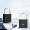 CLEAYODO Smart Fingerprint Lock with 10 Charging 1 Hour 180 Days of Drop Zinc Alloy Fingerprint Lock for Outdoor Warehouse Doors and Student Dorm