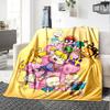 Adventure Friendship Flannel Blanket Super Soft Warm Cozy Blanket For Sofa Bed Office Travel Allseason Home Decor Gift