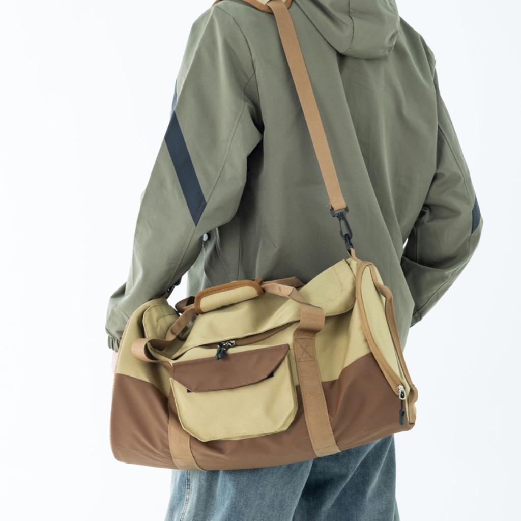 Lässige Einfache Reisetasche für Reisetaschen mit Druckentlastung und Handgepäcktaschen mit Schuhen und Lagerfächern, Nass- und Trocken-Design Reisetaschen