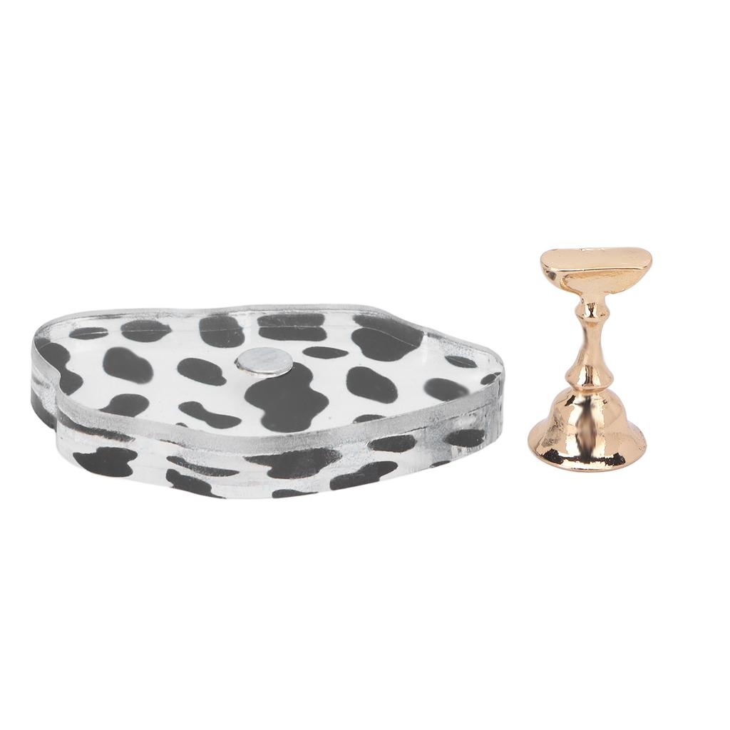 Acrylic Nail Art Display Stand Portable Home Salon Practice Nail Tip Holder for Novice Nail Artist