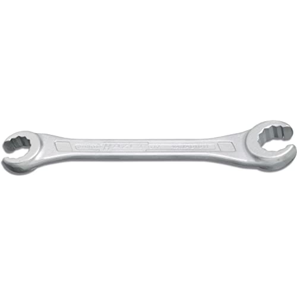 

HAZET Double-Ended Flare Nut Wrench, Silver, 13 x 15mm [Officially Imported from Japan] 61213X15