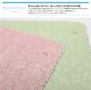 Nishikawa Single Washable Mattress Pad, Wedgwood Wild Strawberry, Warm Flannel, Stays in Place, Elastic Corners, Green, CM02502007