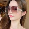 New Frameless Vintage Square Sunglasses Woman Shiny Gradient Mirror Sun Glasses Female Retro Fashion Rimless