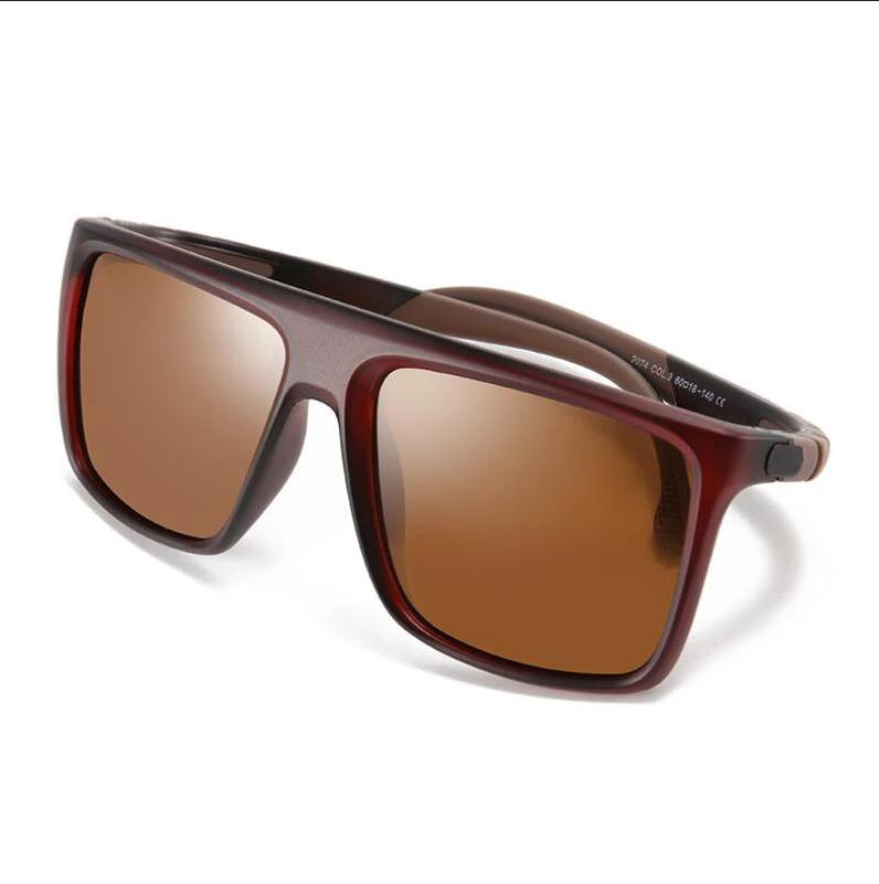

Silicone Legs Myopia Lens Prescription Sun Glasses For Men Square Sports Polarized Nearsighted Sunglasses 0 -0.5 -0.75 To -6.0 0