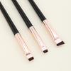 3Pcs Eyebrow Makeup Brush Set, Long Pole Eyebrow Fiber Brush, Blade Eyeliner Brush, Makeup Brush Tool.