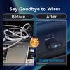 2 IN 1 Wireless Carplay Adapter Wired to Wireless carplay Adapter Plug & Play For Car With Wired CarPlay/ Android Auto
