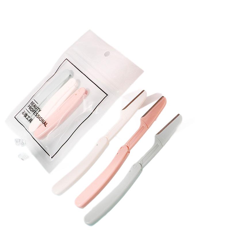 Eyebrow Shaping Kit: Safety Razor & Anti-Scratch Scissors for Beginners