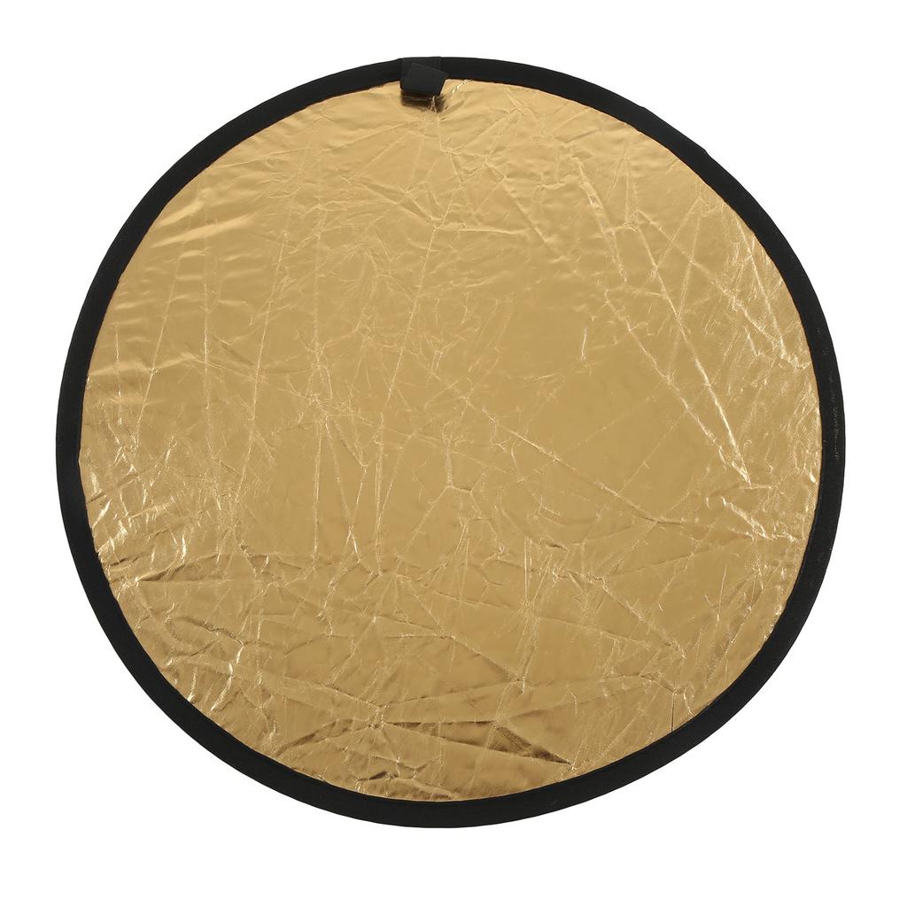 Silver Gold 2 In 1 Reflector Portable Round Light Reflector for Photography Photo Lighting
