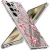 Pink Peach Blossom Case For Samsung Galaxy S26 S25 S24 Ultra S23 S21 FE S22 Plus A53 A54 A34 A15 A25 A35 A55 A26 A36 A56 5G Slim Clear Hard Cover