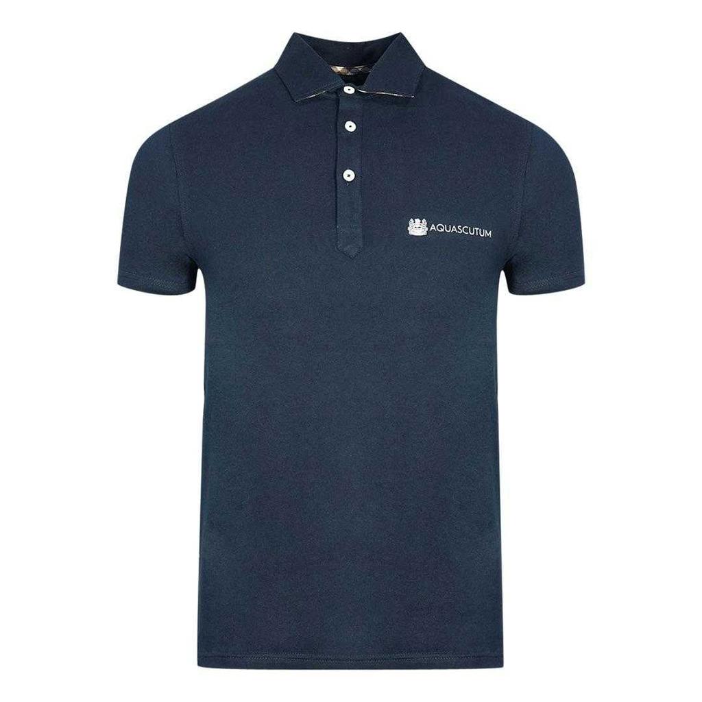 Aquascutum Unisex Adult Aldis Block Logo Polo Shirt