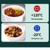 Miaoqiao Disposable Round Takeaway Meal Boxes with Anti-Theft Lock