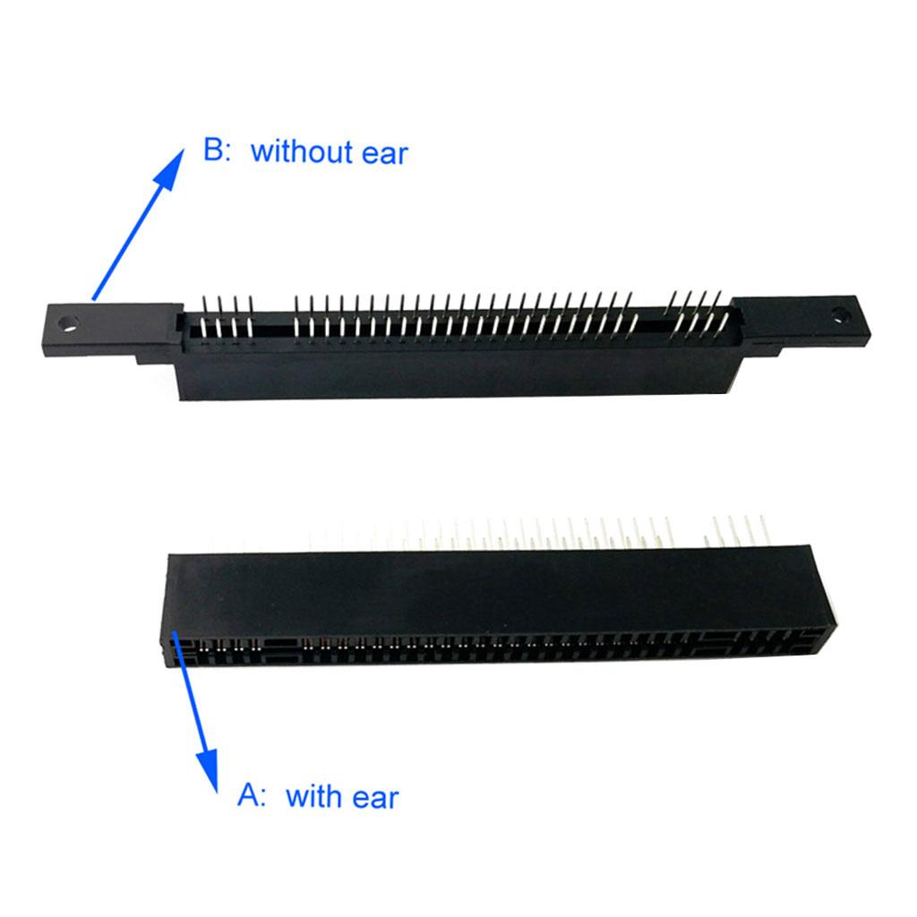 2.54mm Interval Card Slot Cartridge 62 Pin Game Cartridge Card Slot Connector Replacement Parts SNES