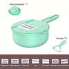9-in-1 Multifunctional Vegetable Chopper, Carrot and Potato Manual Shredding and Slicing Machine, Radish Chopper, Kitchen Tool