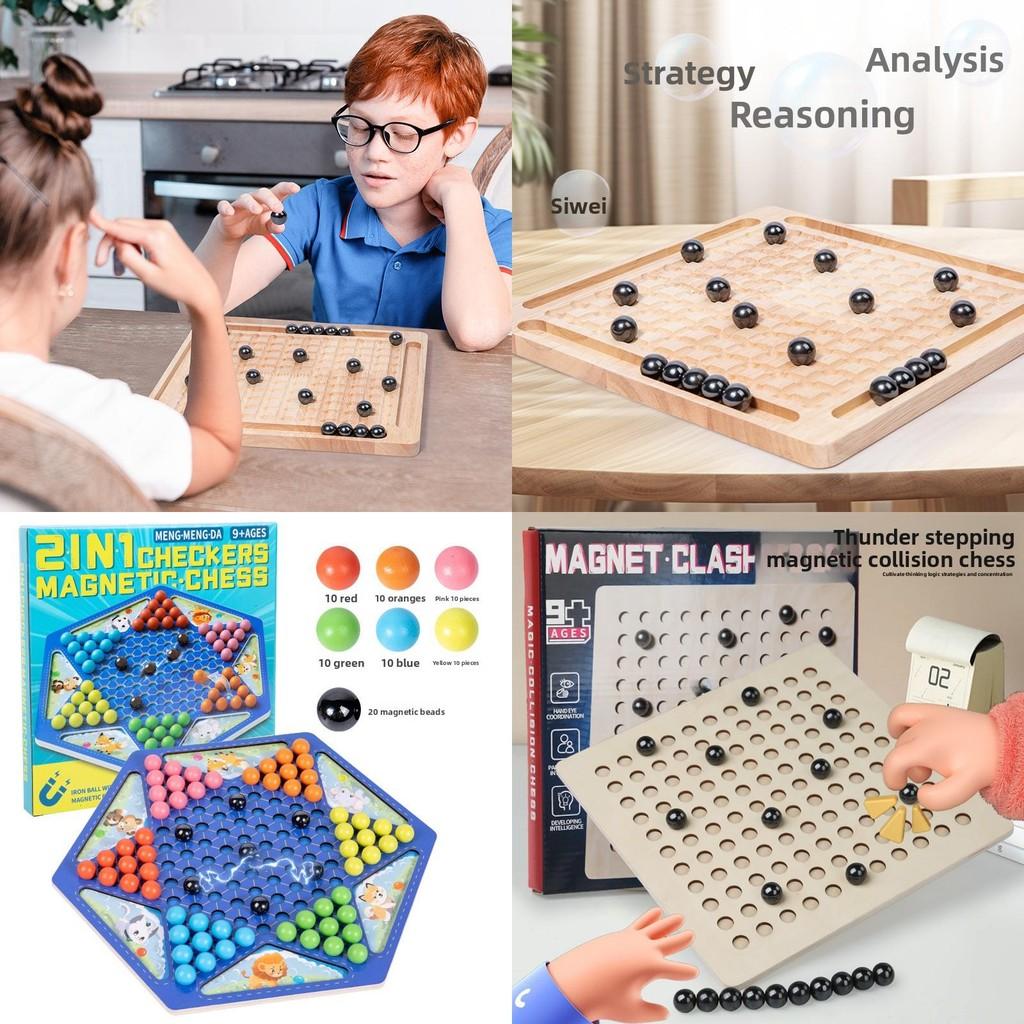 Magnetic Educational Board Game For Kids Brain Teasing Toy Parent Child Interaction