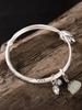 Ethnic Style Classical Old Lotus Pod Bracelet Women's Fashion Retro Bell Literary Bracelet Bracelet Jewelry Adjustable