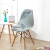 Printed Stretch Shell Chair Cover Spandex Armless Back Chair Covers Washable Slipcover Furniture Protector for Home Office Hotel