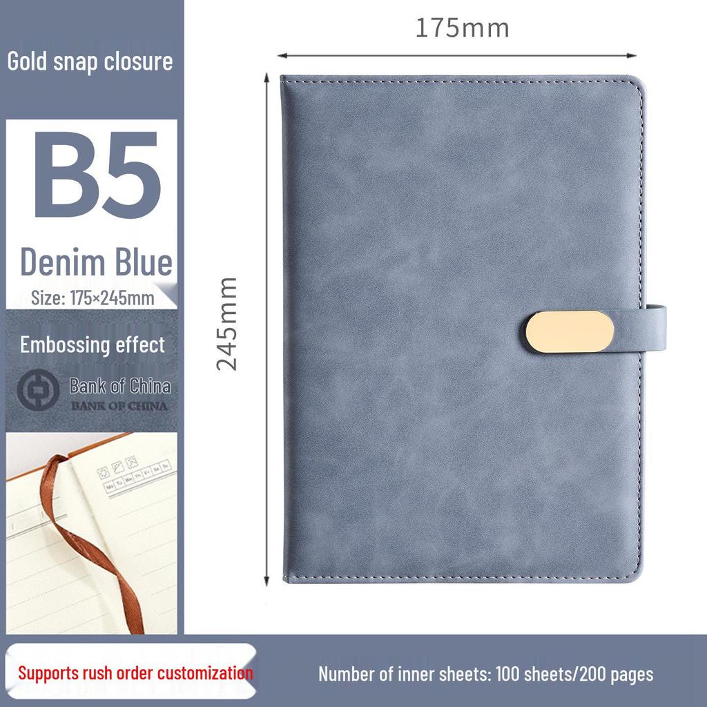 Personalized Magnetic Closure B5 & A5 Notebooks with Logo Printing