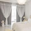 Tende oscuranti da principessa: Doppia Tenda Moderna con Pizzo per Camera da Letto, Soggiorno e Balcone