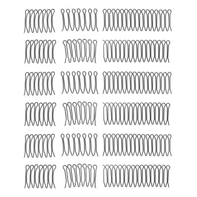 3 sada hřebenů na sponky do vlasů s twistem, módní vodotěsný elastický hřeben s kovovým drátem, odolný proti opotřebení