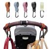 Multi-Functional Velcro Leather Hook: Stroller & Dog Walking Essential with Buckle
