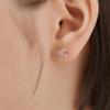 [ELLE Jewelry] 14K GF Cross Cubic Point Earrings ELGPEE568