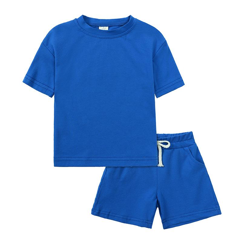 

Children s Set for Boys and Girls Korean Summer Sports Set Summer T-shirts and Shorts 110