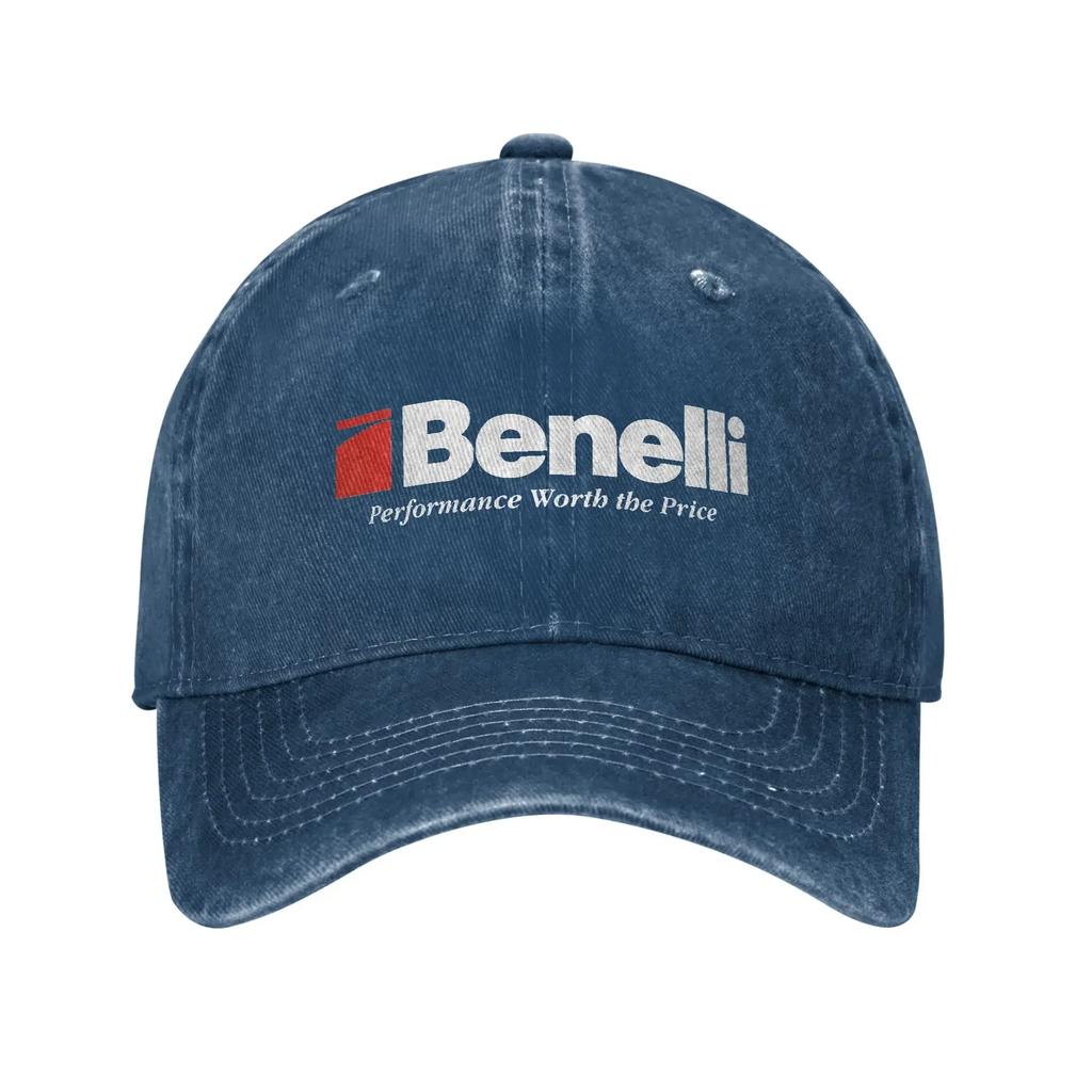 Benellis Baseball Cap Men Women Distressed Cotton Snapback Cap Outdoor Activities Adjustable Fit Hats Cap