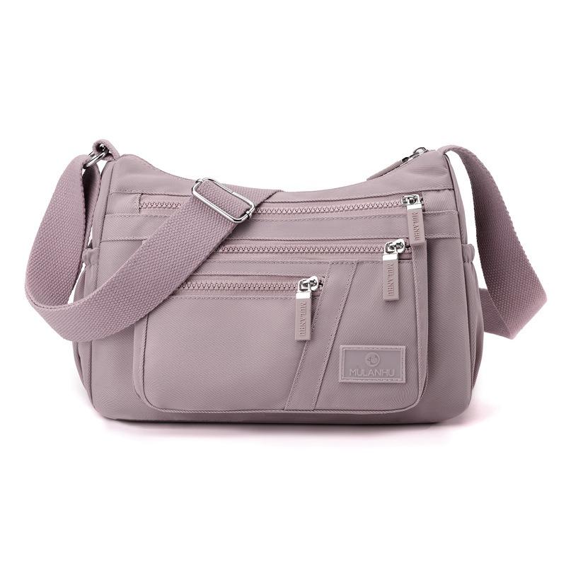 New Versatile Bag Women's Casual Nylon Cloth Waterproof Messenger Bag Women's Bag Large Capacity Mother Shoulder Bag Women