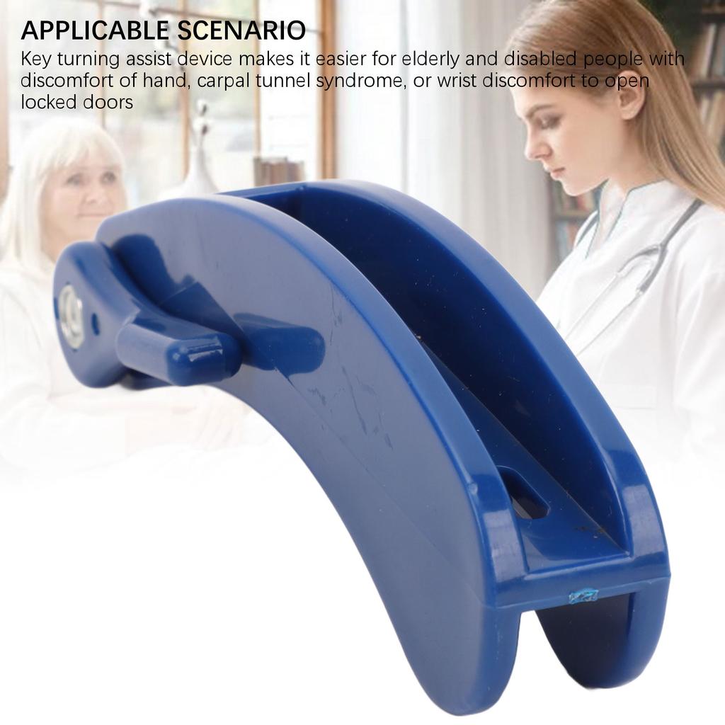 Pomůcka k otáčení klíčů pro lidi se slabým úchopem Pomůcka k otáčení klíčů od auta Nástroj pro držení rukou pro starší seniory