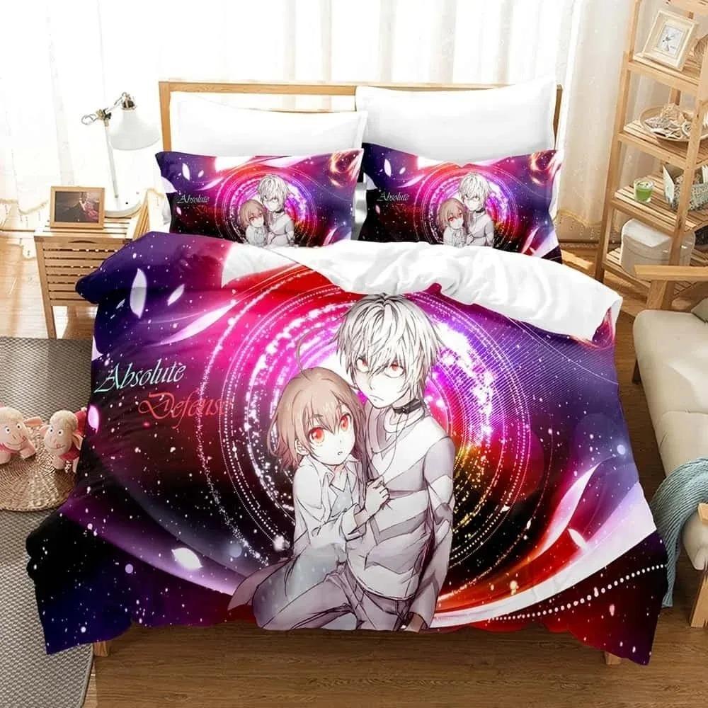 3D Anime A Certain Scientific Accelerator Bedding Collection Single Twin Full Queen King Size Bed Collection Adult Kid Bedroom Duvetcover Collections