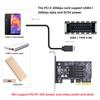 Cablecc 20Gbps USB Gen2 IDC Front Header to 4X Express Card Adapter for Desktop Motherboard 3.2 Type-E USB-C PCI-E