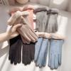 1 Pair Women's Thermal Lined Cycling Gloves Winter Warmth Riding Gloves Winter Gloves