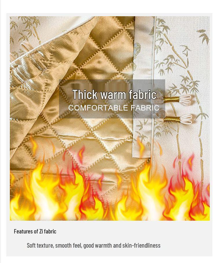 Gilet Jacquard Ricamato con Filo d'Oro - Stile Cinese Collezione Primavera