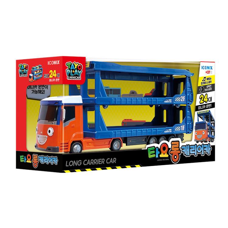Tayo The Little Bus Long Carrier Car AND 6sets of Tayo Vehicle No.1