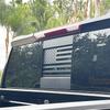 Matte Black Flag Window Decal Sticker Fits For 2019-2022 Chevy Silverado Sierra
