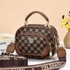 Women's Handbag Women's Bag Fashion Trendy Printed Small Round Bag Simple Shoulder Crossbody