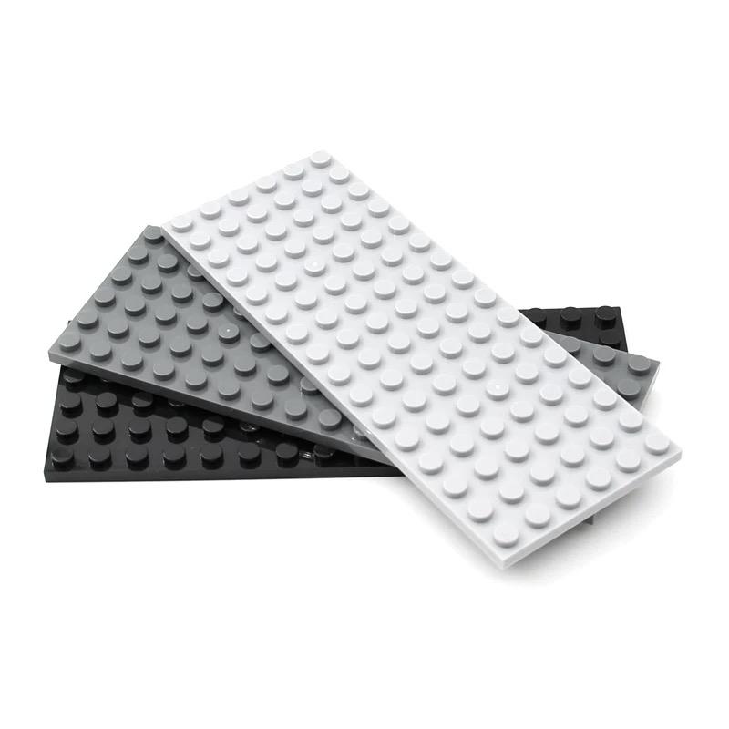 8PCS PLATE 6x16 Compatible with 3027 Plate Self-Locking Bricks Building Blocks Toys Accessories