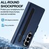 Compatible Galaxy Z Fold7/6/5/4 Leather Wallet Phone Case