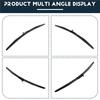 Feb.For SLK Class R170 1996-2004 Hook Windshield Windscreen Front Window Car Wiper Blade 22"+ 22"