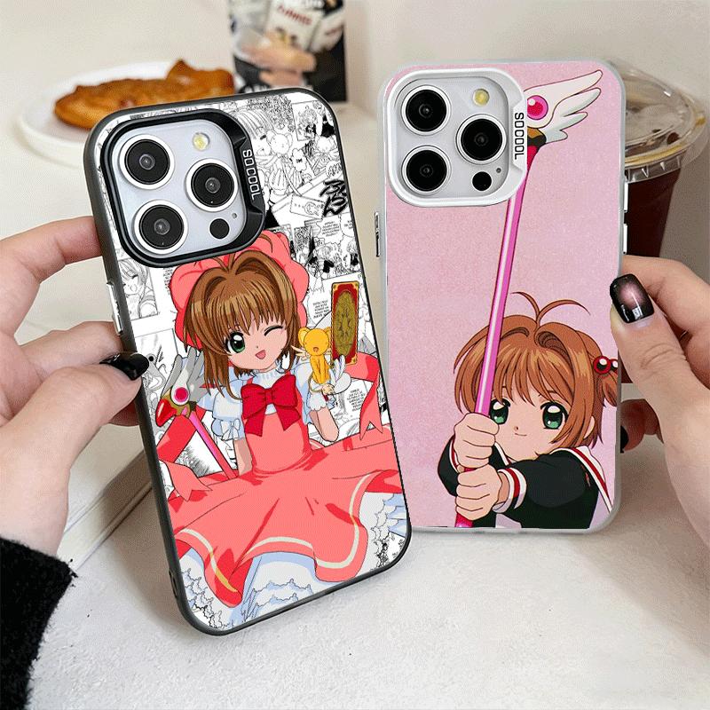 CardCaptor Sakura Anime Soft Phone Case for iPhone 15 16 17 Pro Max 17Air 16E 14 Plus 13 12 Mini Shockproof Cover Back Shell