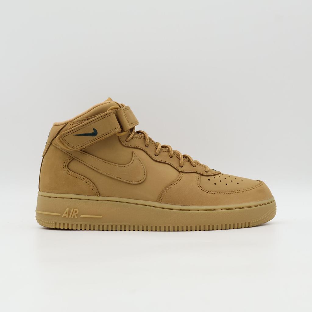 715889-200 Nike Air Force 1 '07 Mid Flax Outdoor Green 2025 (Men's)