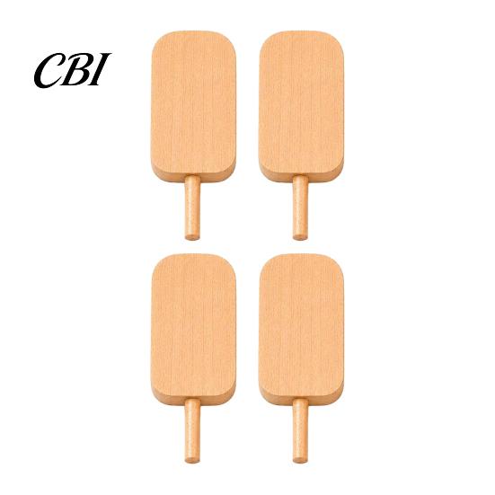 DIY Craft Stick Unfinished Wood Popsicle, Summer Ice Cream Shaped Wooden Popsicles Paint for Projects Home Decoration Supplies