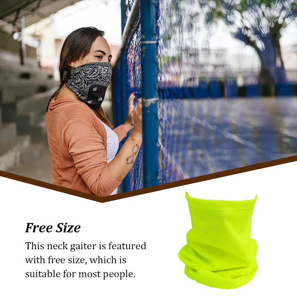 Necks Gaiter Polyester Biking Accessories Cycling Equipment Sunshade Face Cover Free Size Ice Silk Sweet Gift Head Wrap