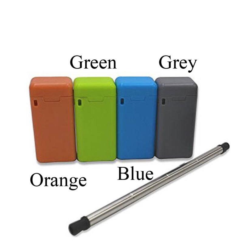 Outdoor Portable Creative Stainless Steel Travel Collapsible Straw Reusable