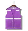 Gilet Estivo in Rete Personalizzato con Tasche - Camicia Traspirante per Attività di Volontariato
