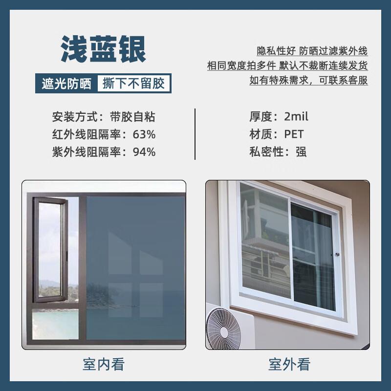 Moufou One-Way Privacy Window Film - Sun Protection & Heat Insulation