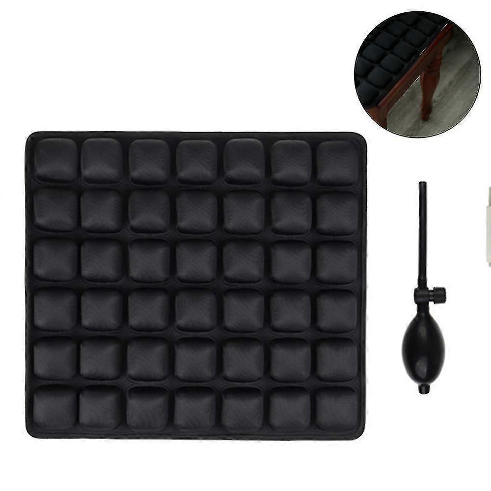 Bran Inflatable Seat Cushion Air Seat Cushion Portable Car Seat Office Chair Wheelchair Pad Anti -decubitus Orthopedic Pain Relief Pillow Camping Seat