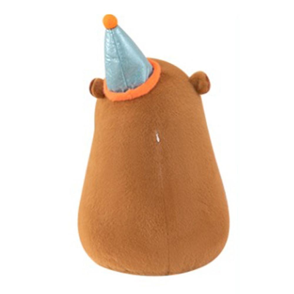 Cake Capybara Plush Doll Wearing Top Hat Capybara Fluffty Doll Capybara Plush Toy  Kid Toy